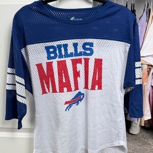 "Bills Mafia" 3/4 Sleeve Mesh Jersey - Size M